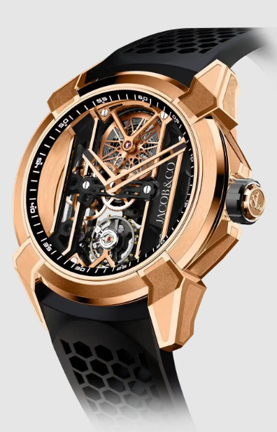 (image for) Jacob & Co epic x skeleton ROSE GOLD EX113.43.AB.AA.A Replica watch